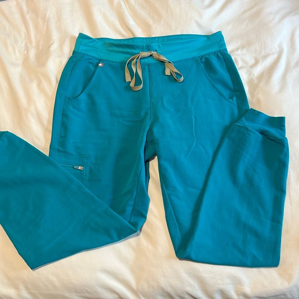 Figs Teal Zamora Jogger Scrub Pants